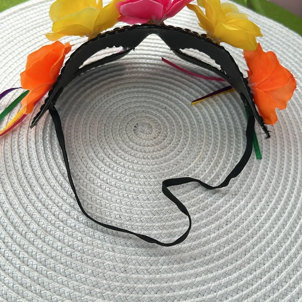 Flowered Masquerade Mask